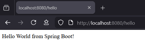 Navegador web con la respuesta de la API por defecto al no recibir parámetro en la URL